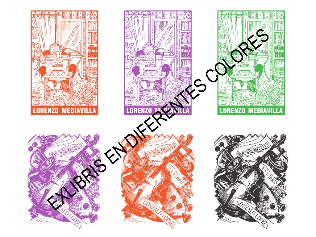 6SELLOS EXLIBRIS